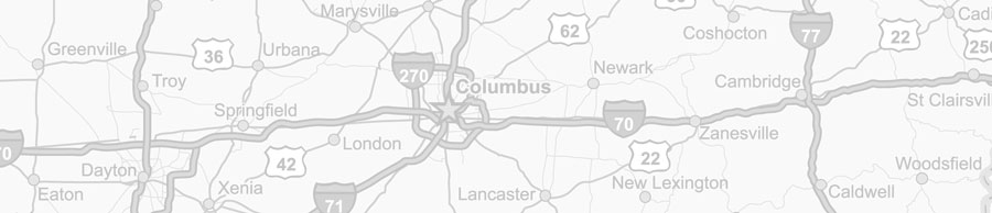 Road map of Ohio